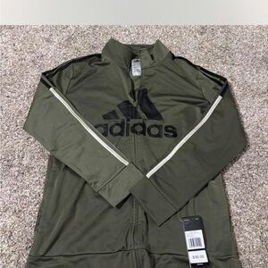 Adidas boys zip up jacket